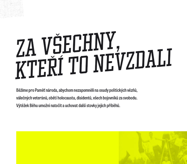 Běh pro Paměť národa / Třebíč, Libušino údolí – 18.5.2019